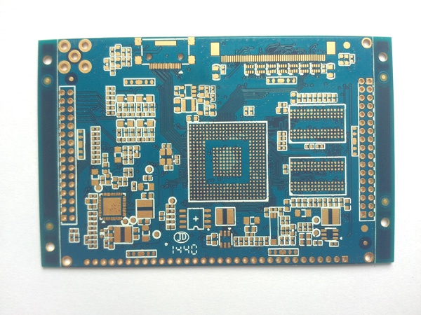 8layers BGA blue soldermask boards 