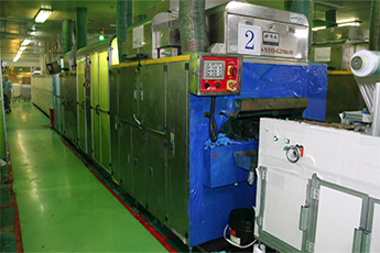 Low pressure spraying line 